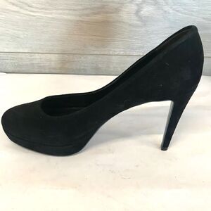 Kennel & Schmenger Black Suede Platform Pumps Stiletto Heels Women’s Size 6.5